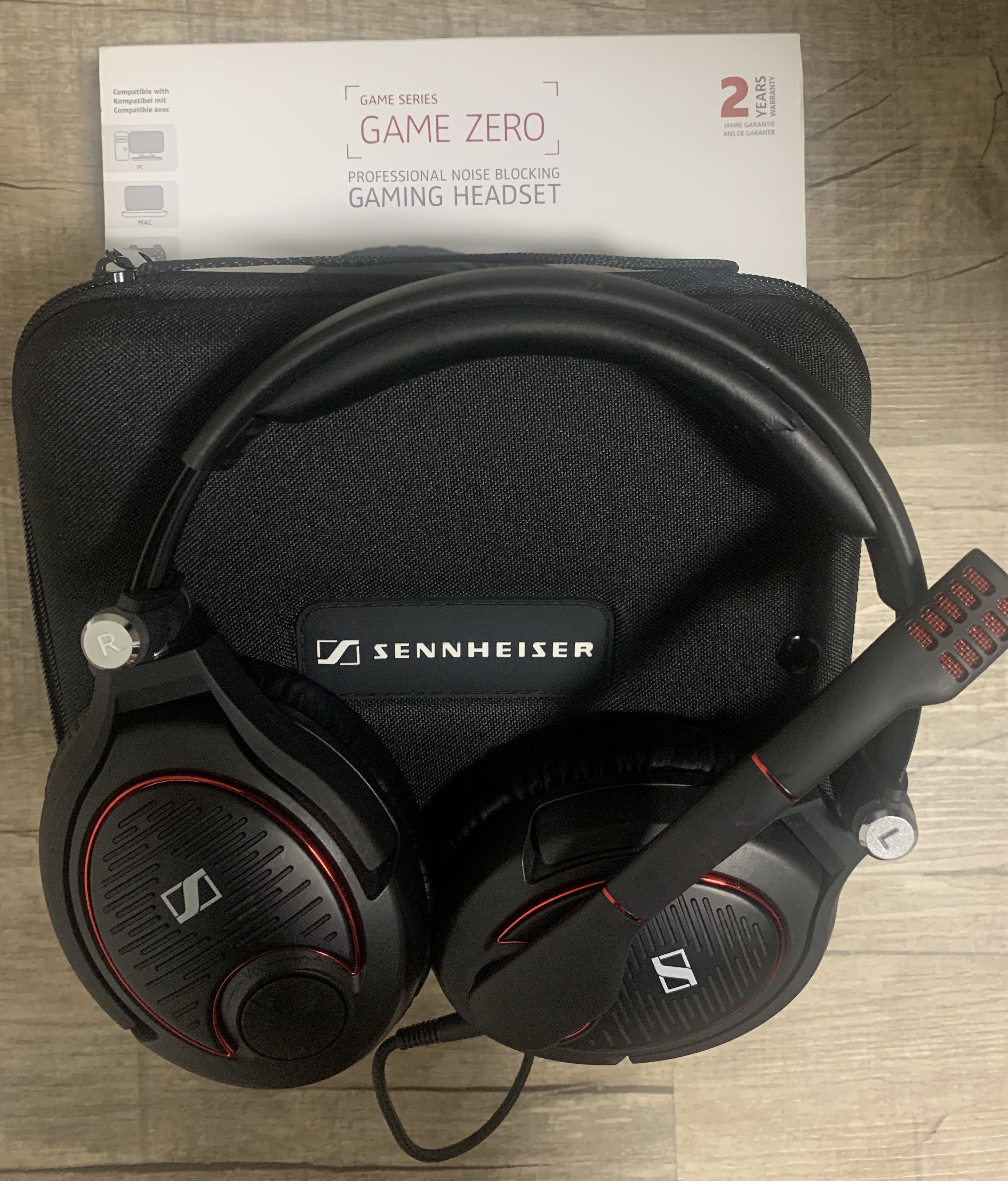 Good Condition Sennheiser Game Zero Black Toys Games Video Gaming Gaming Accessories On Carousell
