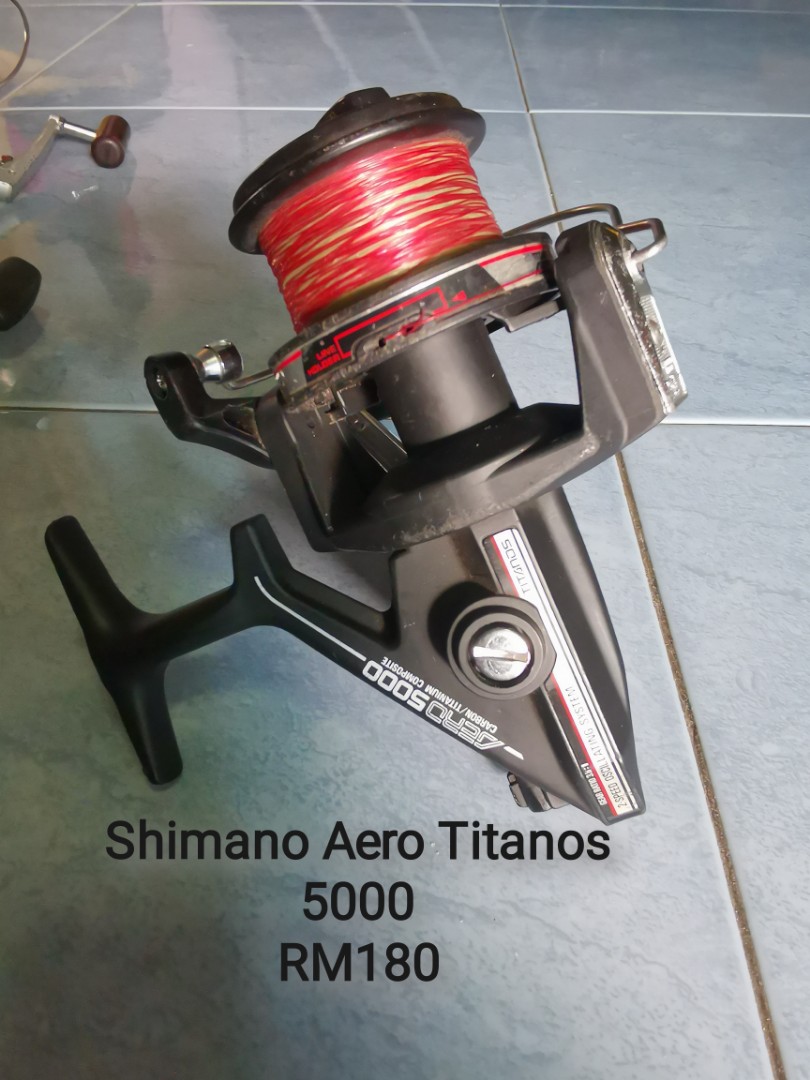 SHIMANO TITANOS AERO ES 5000 Spinning Reel Vintage