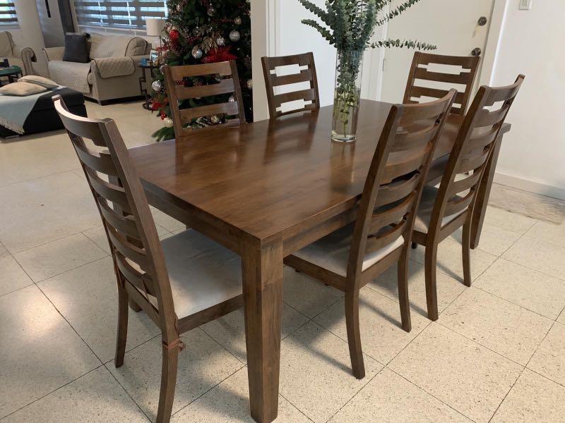 Six Seater Dining Table And Chairs Furniture Home Living On Carou Six Seater Dining Table And Chairs, J And K Furniture Newcastle
