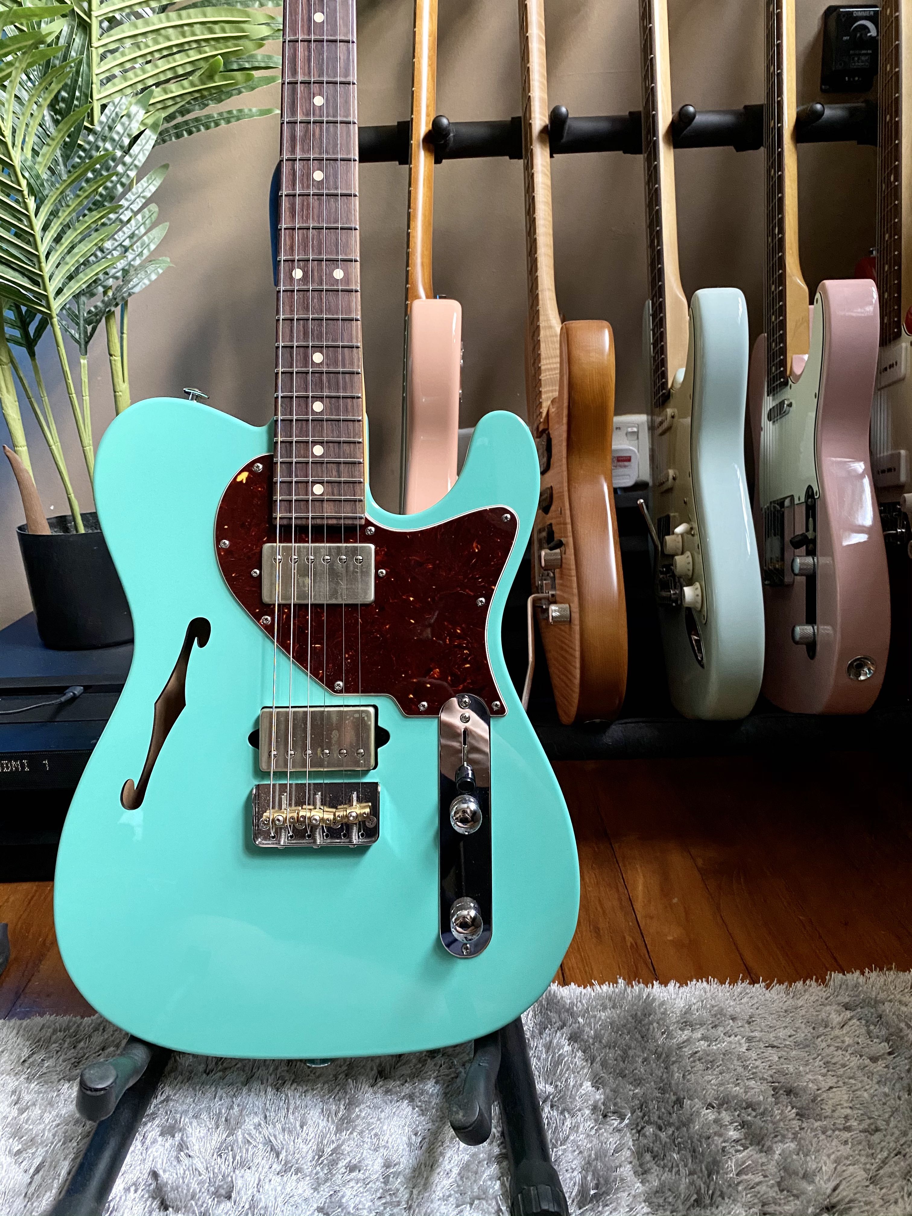 Suhr Alt T Pro Seafoam Green Thinline Semi Hollow Telecaster