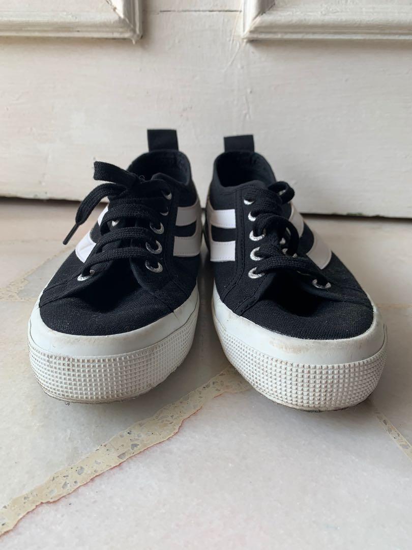 Superga sales panatta black