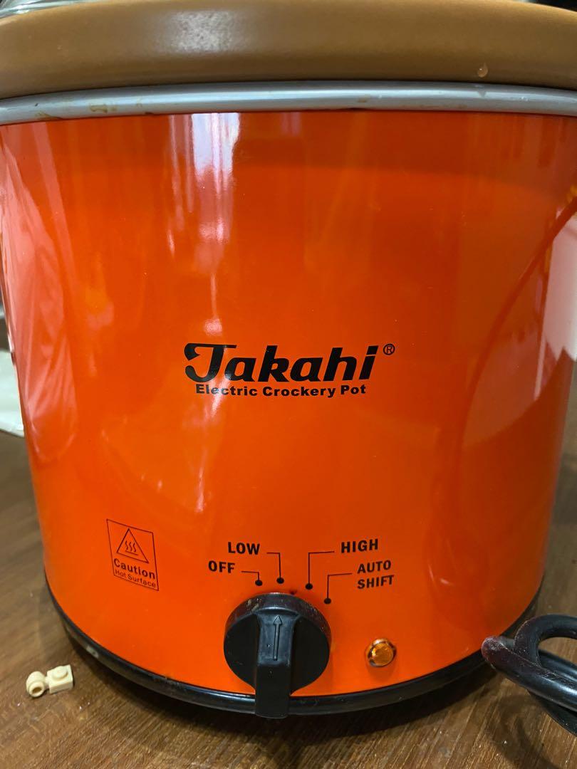 Takahi electric slow cooker model 2404 3.5 litres, TV & Home Appliances, Kitchen Appliances