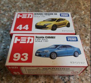 Tomica Set Renault Megane & Toyota Camry