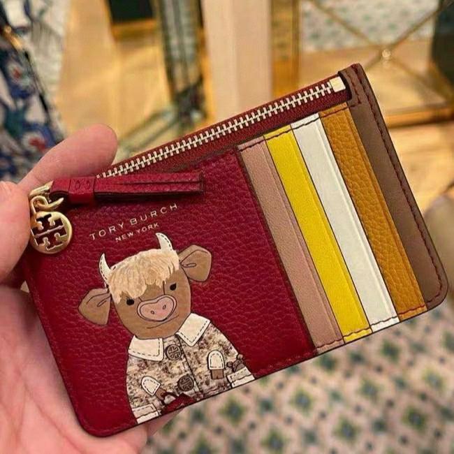 Tory Burch Card Holder Wallet - Year of the Ox, Women's Fashion, Bags &  Wallets, Wallets & Card holders on Carousell