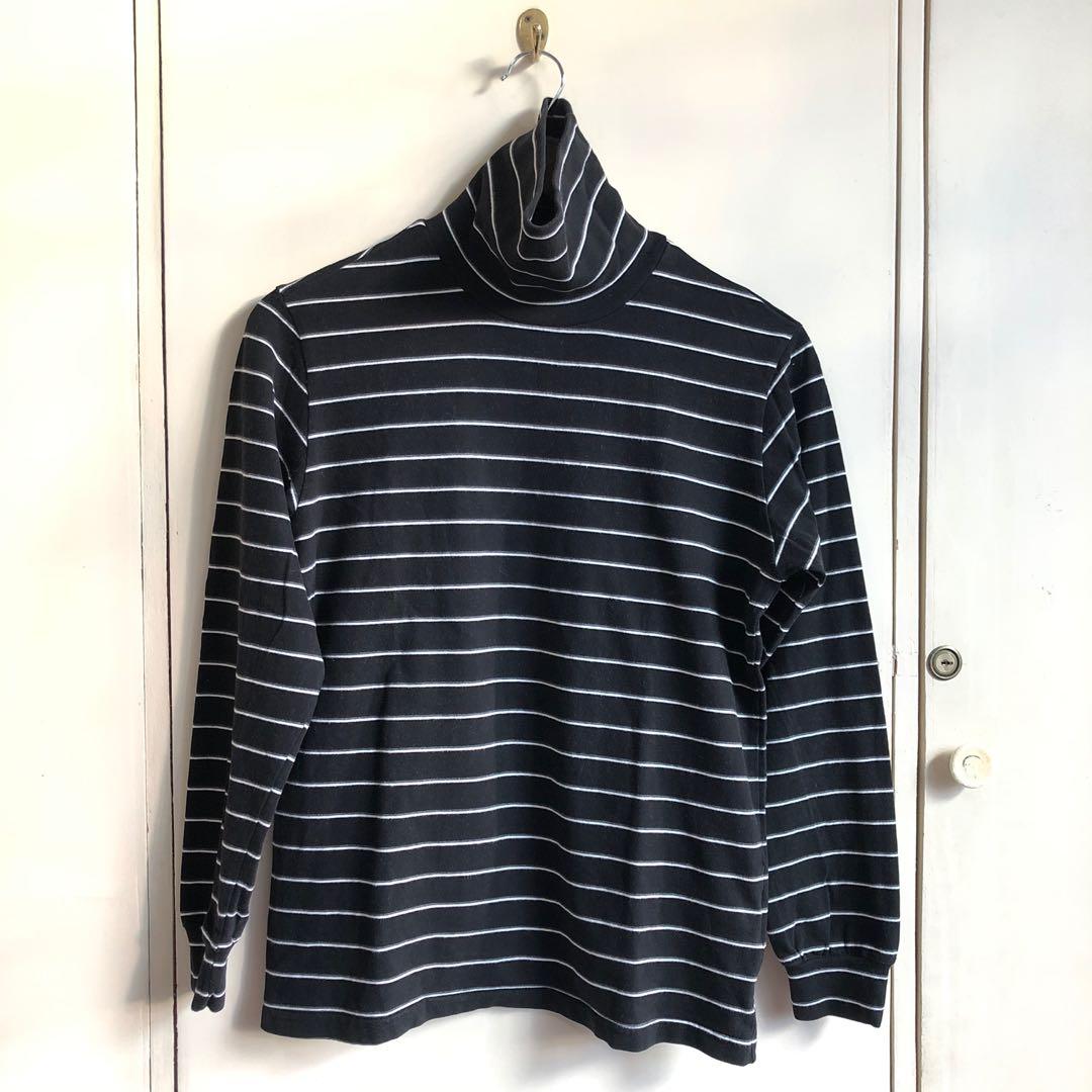 Uniqlo MEN Cotton Turtleneck Long Sleeve T Shirt 25 Men s Fashion
