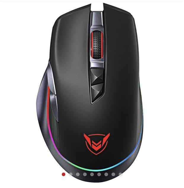 VicTsing PC255 Gaming Mouse Wireless 10000 DPI RGB Mouse Rechargeable