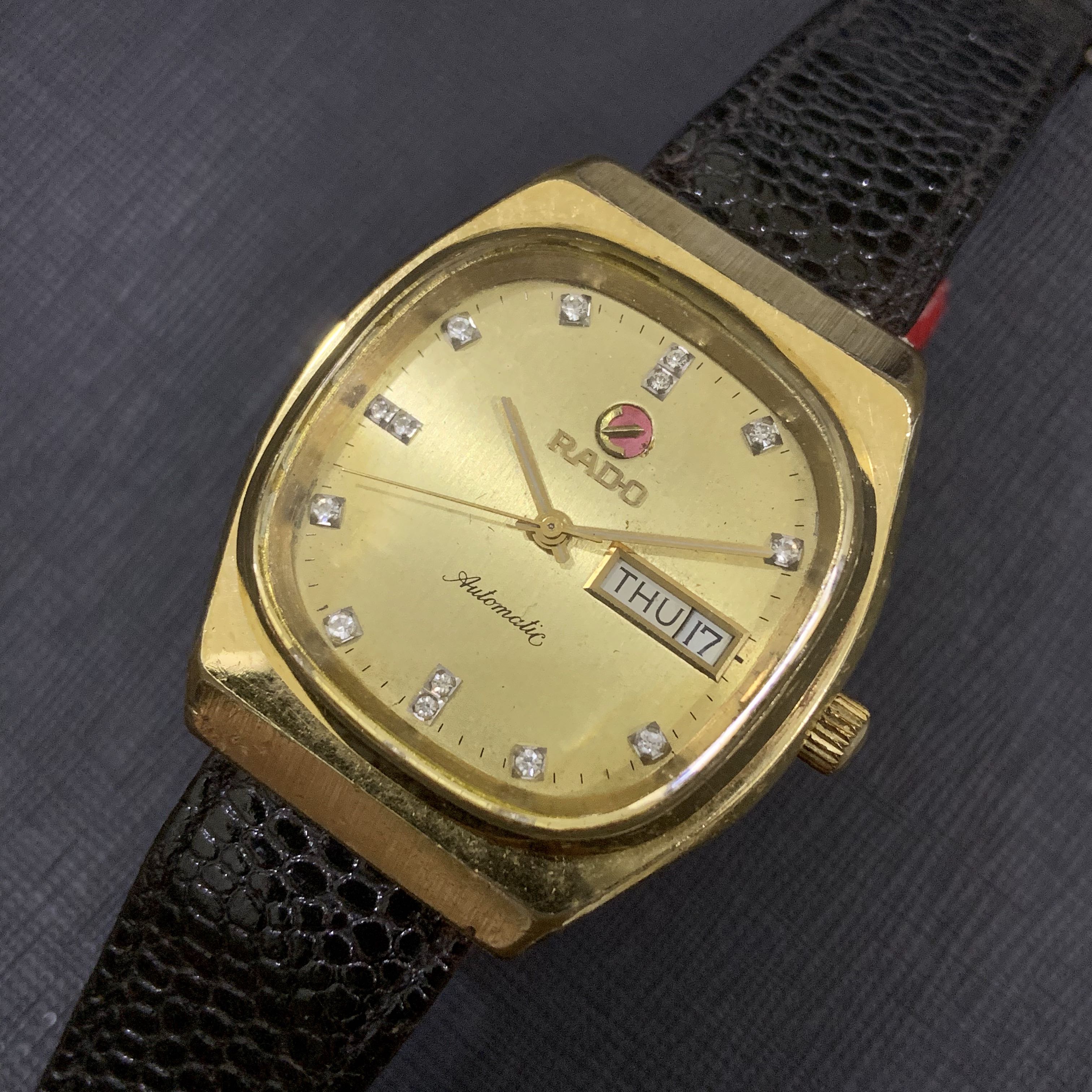 Rado voyager gold plated discount