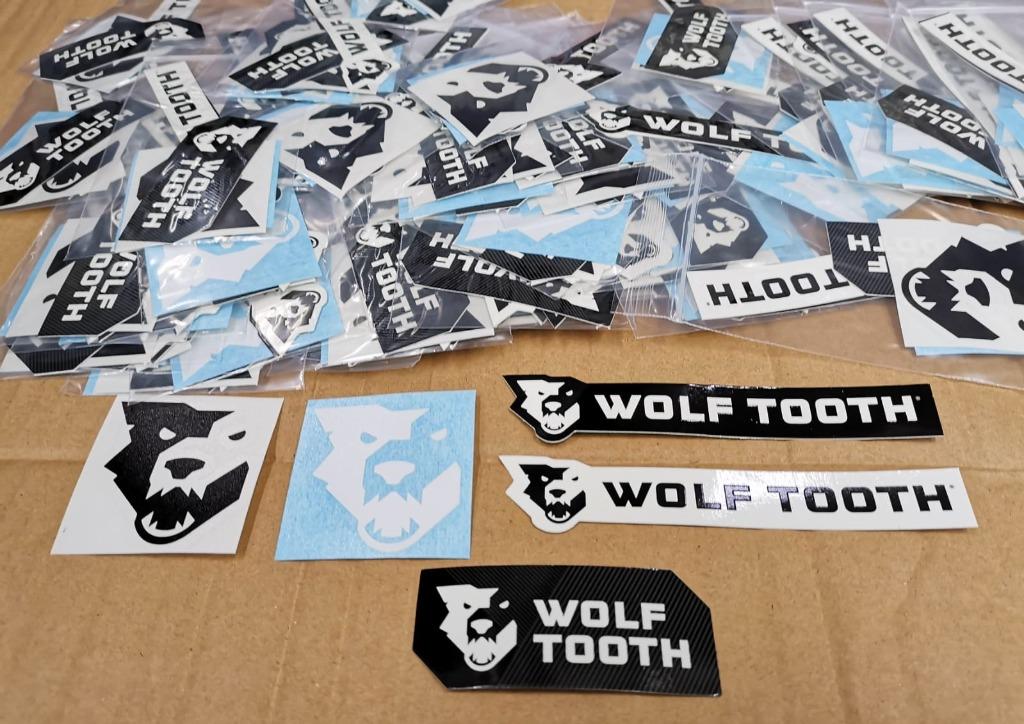 Wolf Tooth Decal Pack Of 5, Bicycles & PMDs, Parts & Accessories on