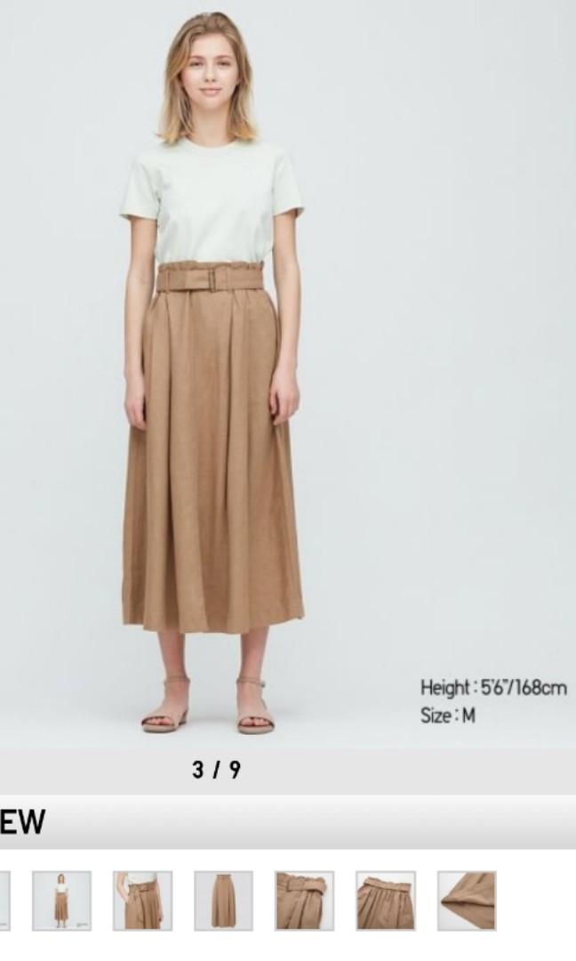 Long belted skirt clearance