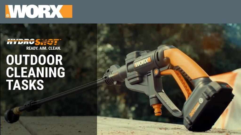 WORX WG629 Hydroshot Pressure Power Cleaner 20V Lithium Rechargeable Battery Car Accessories Accessories on Carousell