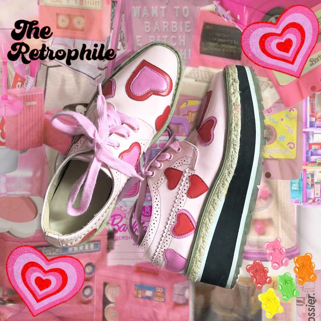 Heart platform sneakers 2025