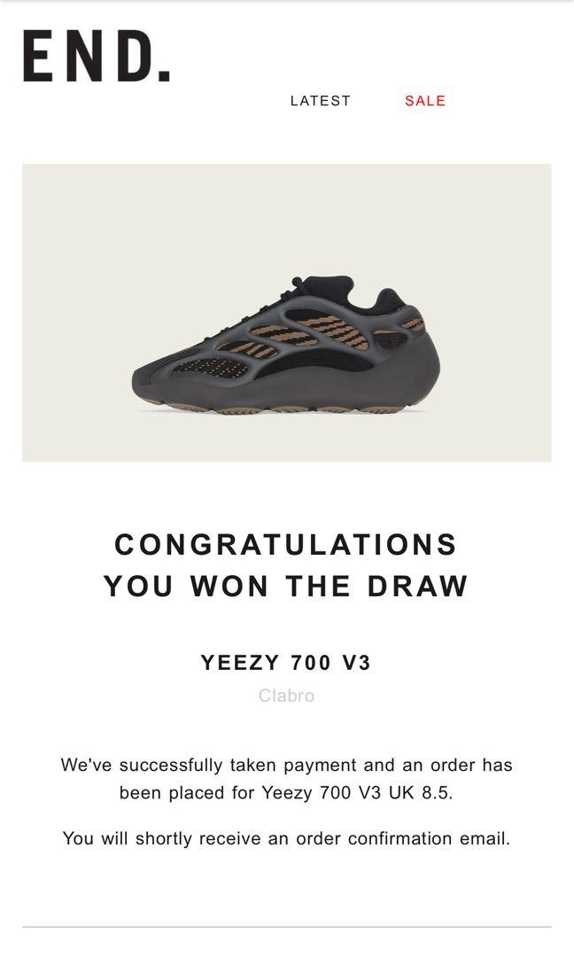 yeezy 700 v3 clay brown retail
