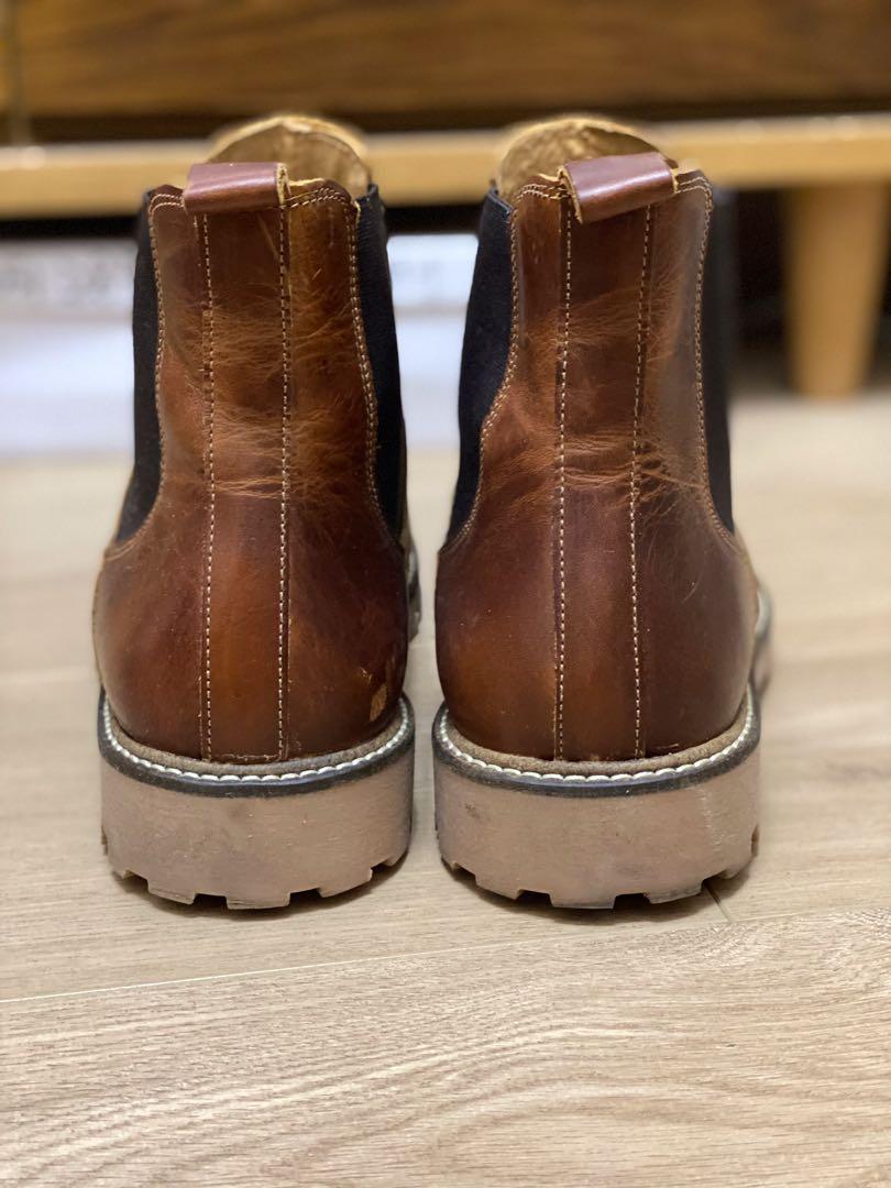 Zign chunky chelsea boots hotsell