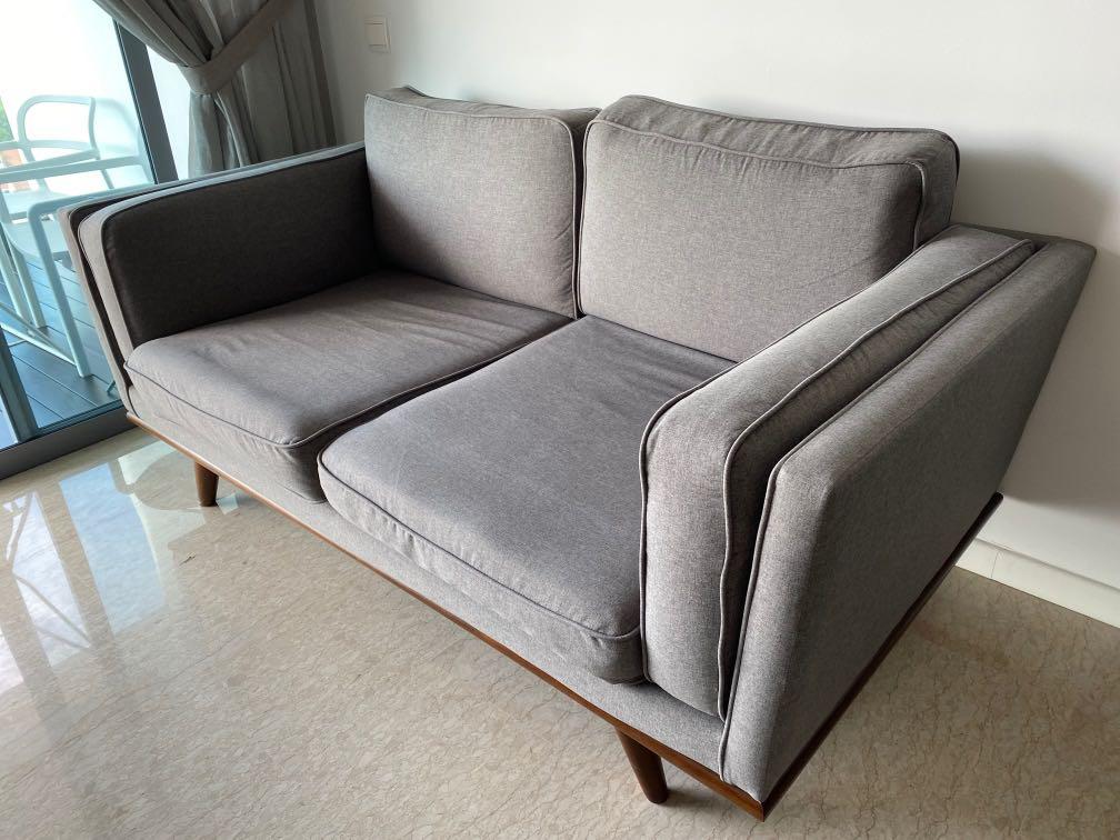 2 Year Old Harvey Norman Fabric Sofa Furniture Home Living Sofas On Carou