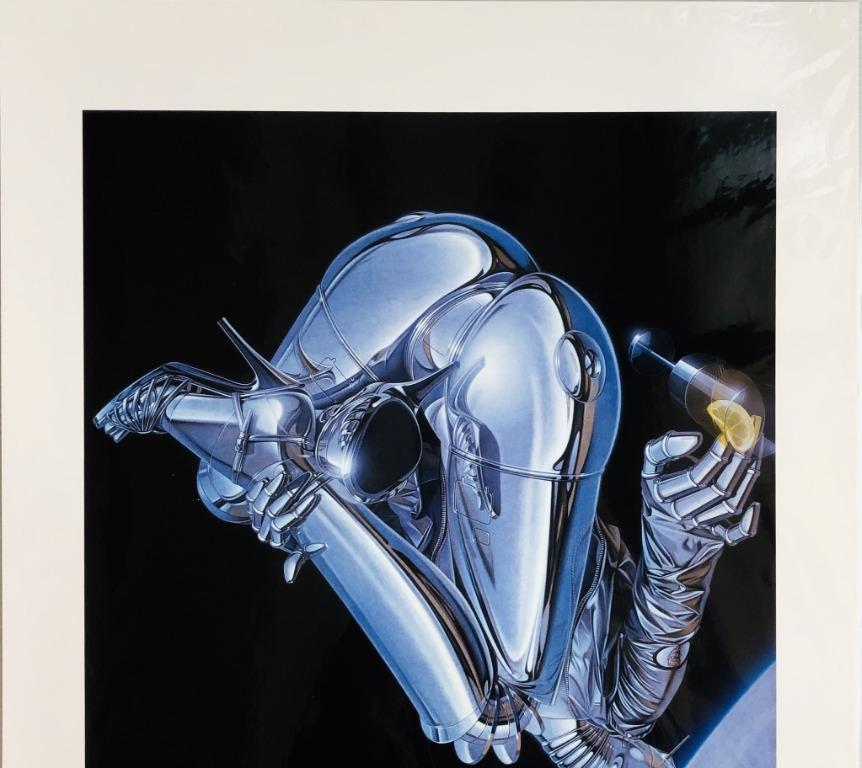 空山基/ 限量20 Hajime Sorayama Sexy Robot 太空親筆簽名版畫art