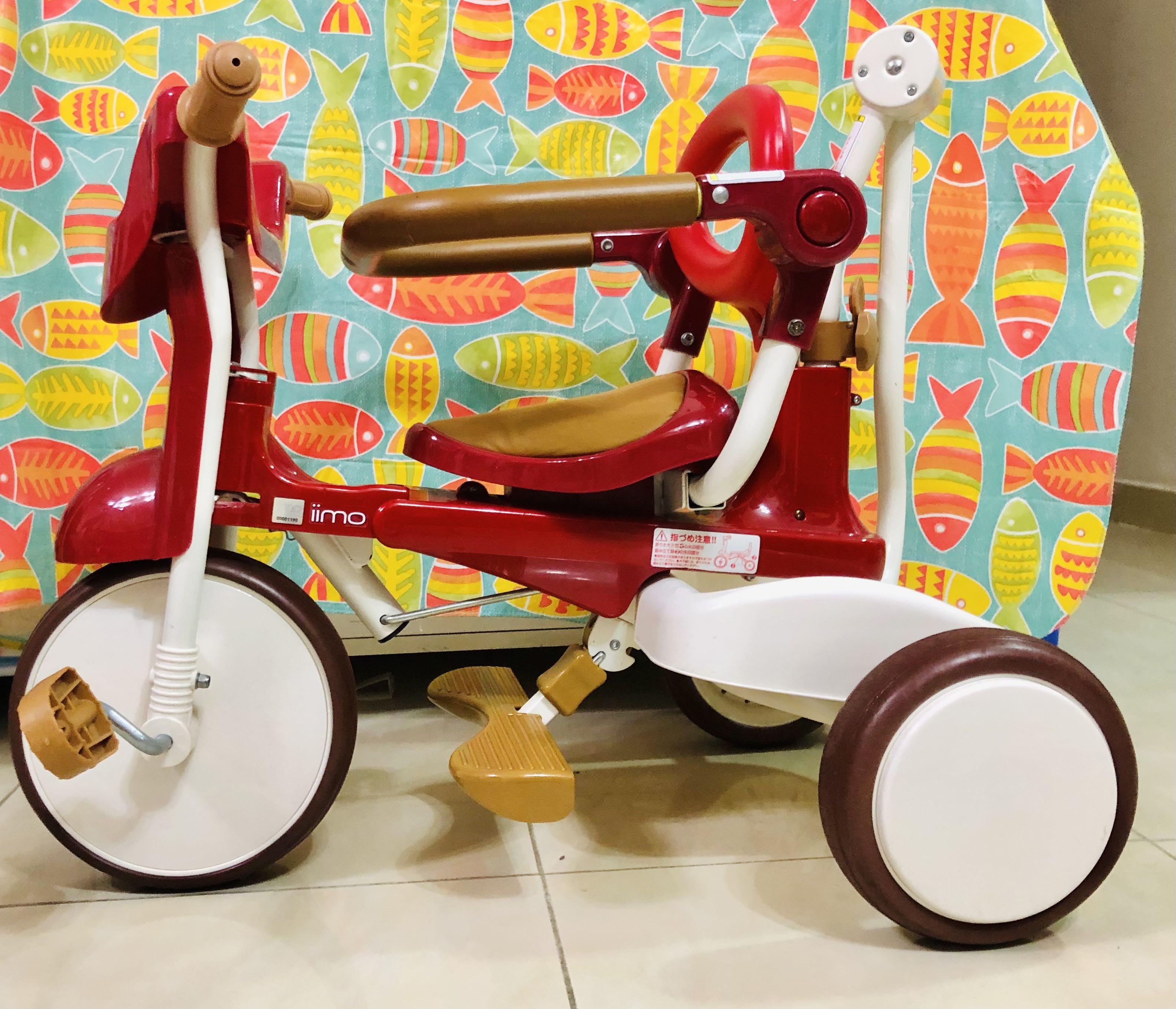 ????????️日本iimo #02 可摺疊三輪車香港行貨, 兒童＆孕婦用品, 嬰兒玩具- Carousell