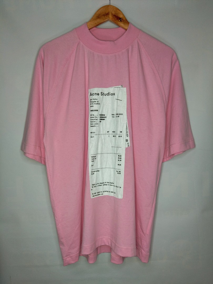 Acne studios shop receipt t shirt