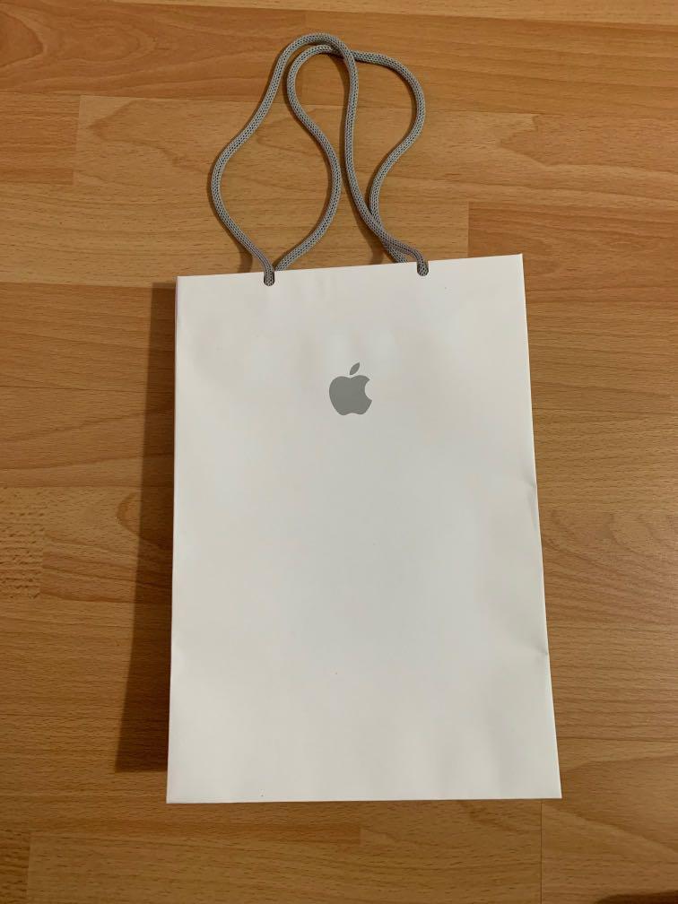 apple drawstring bolsa