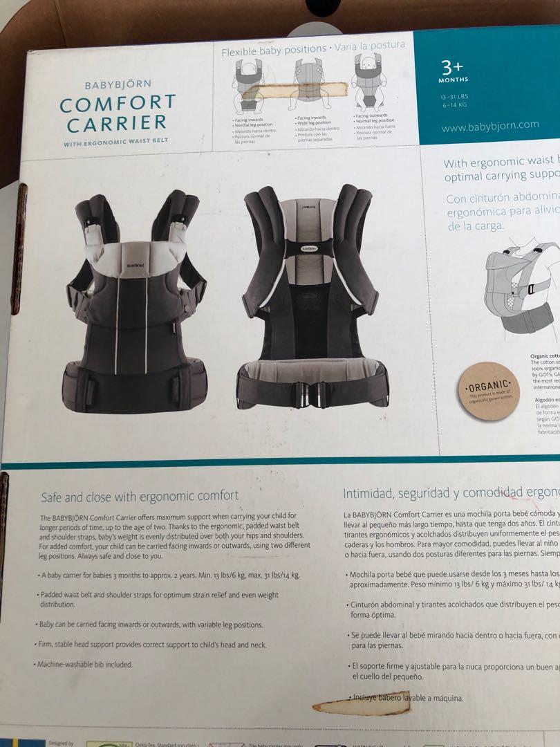 Baby Bjorn Comfort Carrier Babies Kids Strollers Bags Carriers On Carousell