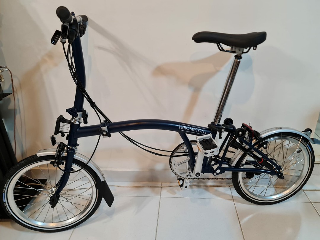 Brompton S6L Tempest Blue 2020 Sports Equipment Bicycles Parts