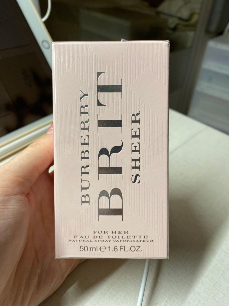 Burberry Brit Sheer Perfume Beauty Personal Care Fragrance Deodorants on Carousell