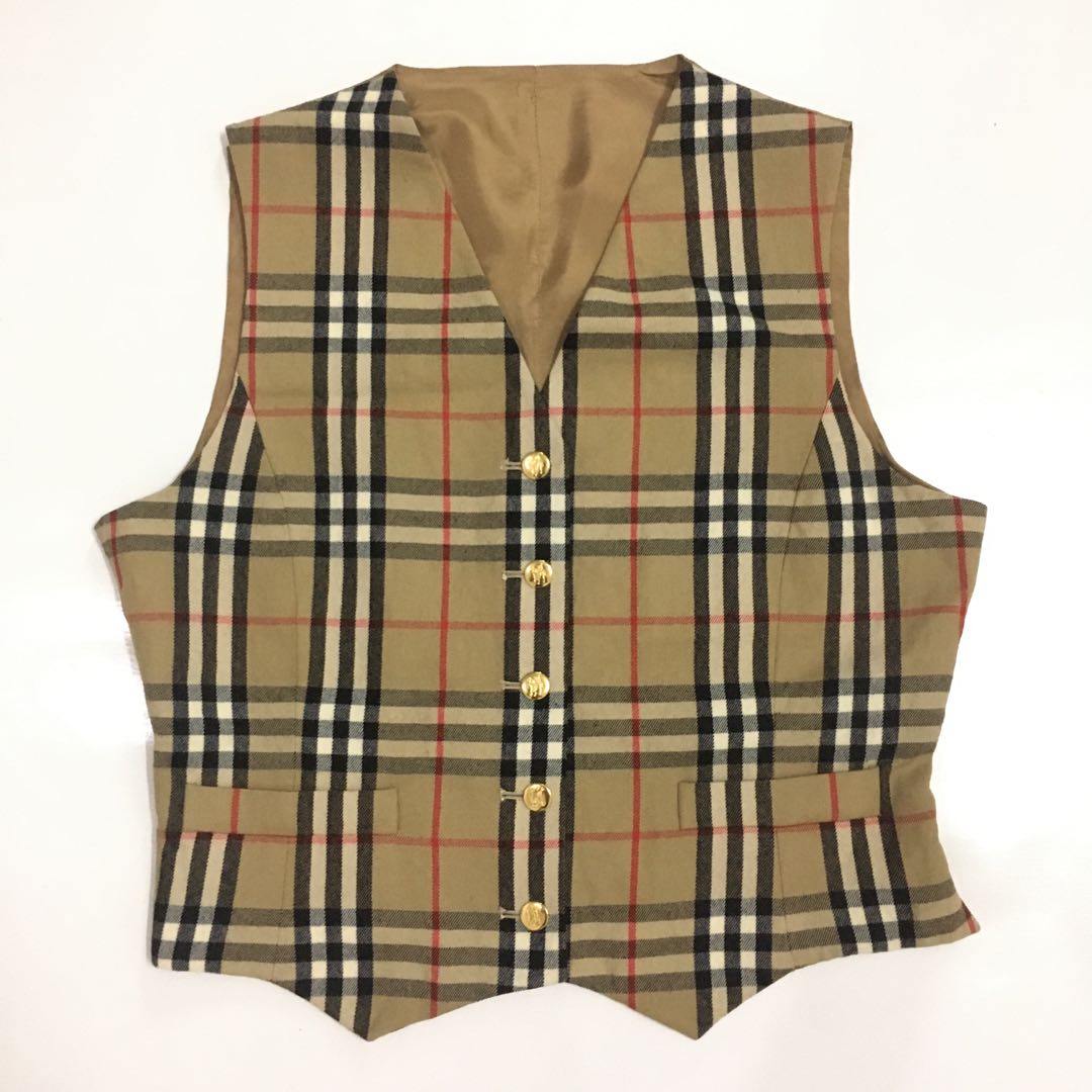 Burberry waistcoat hot sale