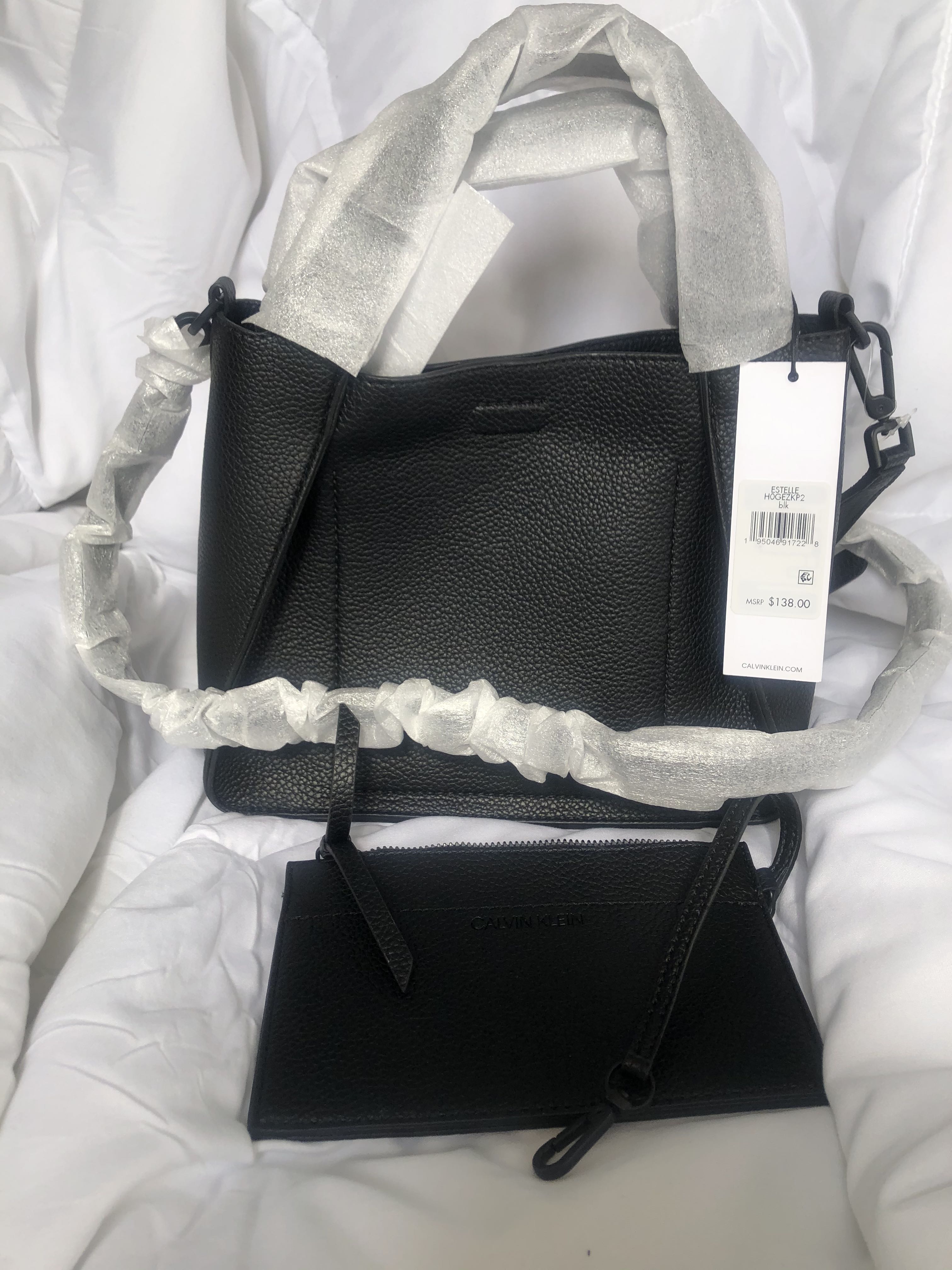 Calvin Klein Sling Bag with pouch, Luxury, Bags & Wallets on Carousell