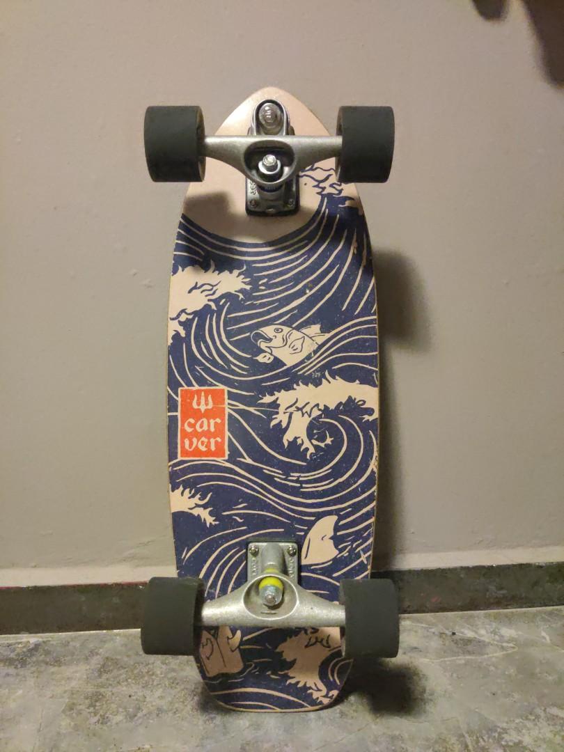 Carver 32 C7 Super Surfer Surfskate 2020, Sports Equipment, Sports &  Games, Skates, Rollerblades & Scooters on Carousell