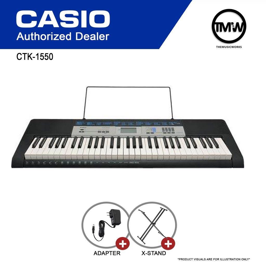 Casio CTK 1550 Digital Keyboard Hobbies Toys Music Media