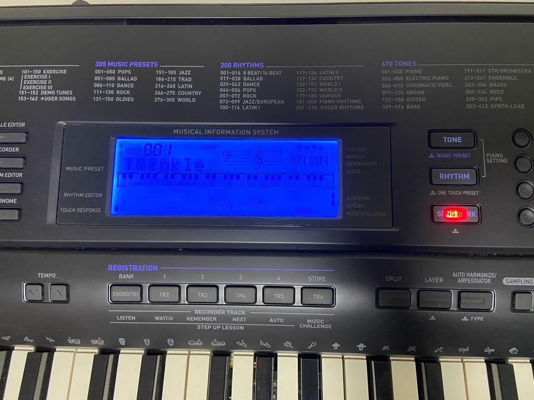 Casio digital portable keyboard CTK5000 (with stand), Hobbies & Toys