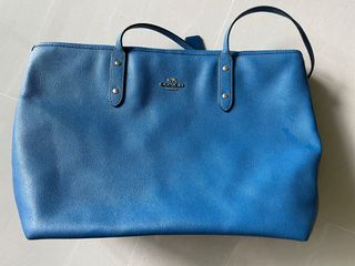 Blue coach For Sale Tote Bags Carousell Singapore