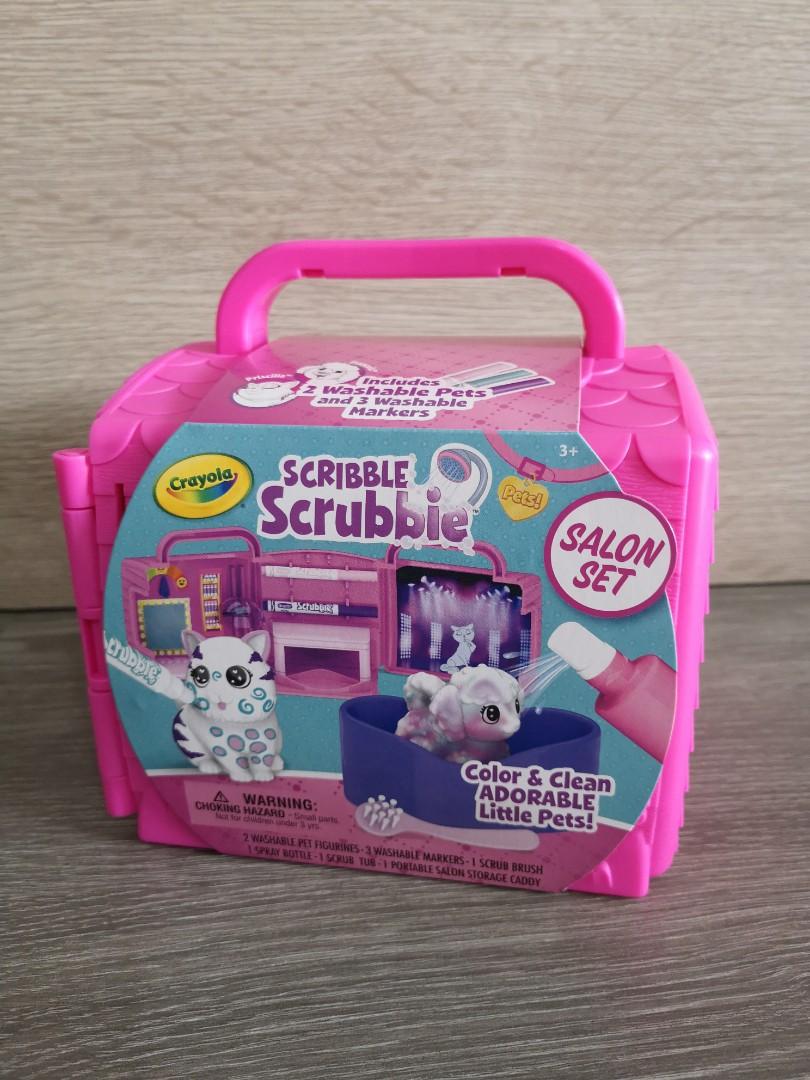 scribble scrubbie salon set