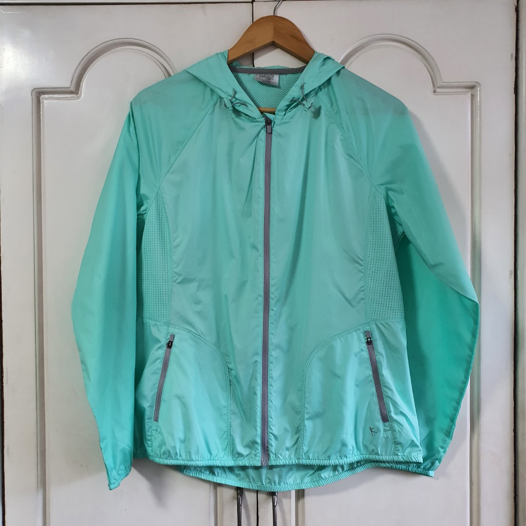 Danskin Now Teal Windbreaker