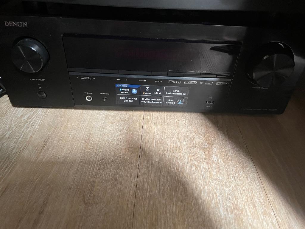Denon AVR X550 BT, Audio, Soundbars, Speakers & Amplifiers on Carousell