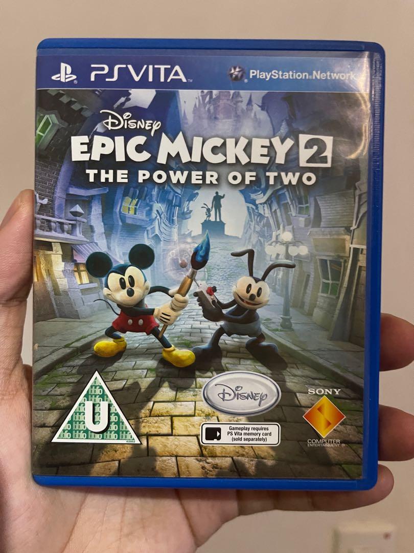 Disney Epic Mickey 2 The Power Of Two Ps Vita Rare Video Gaming Video Games Xbox On Carousell