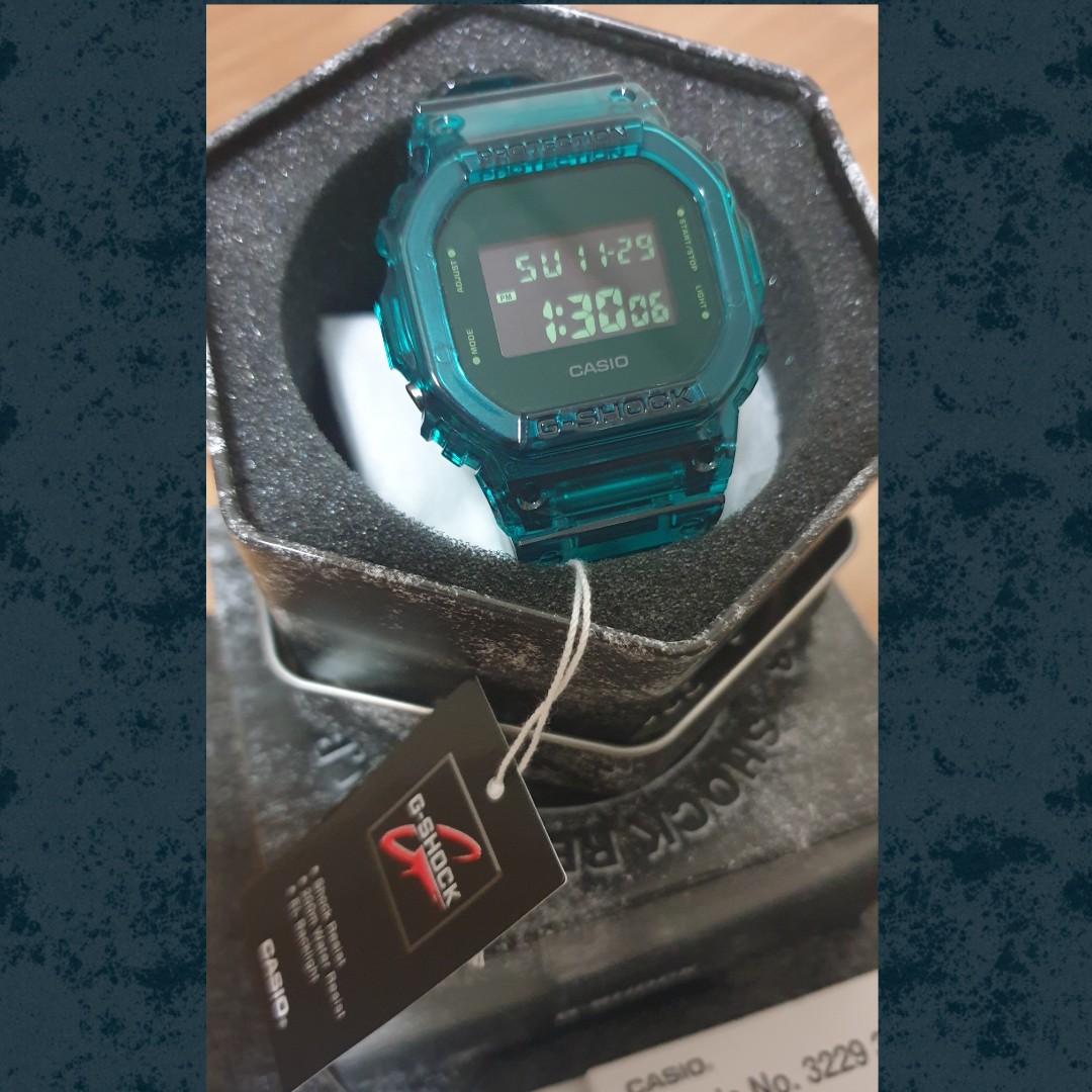DW 5600SB 3DR dw5600 greenjelly gshock casio 100 authentic