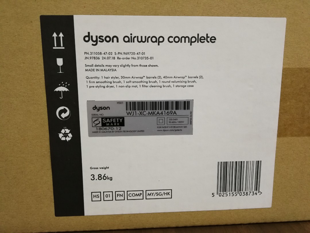 Egen Mængde af Uden Dyson Airwrap™ styler Complete (Iron/Fuchsia), Beauty & Personal Care, Hair  on Carousell