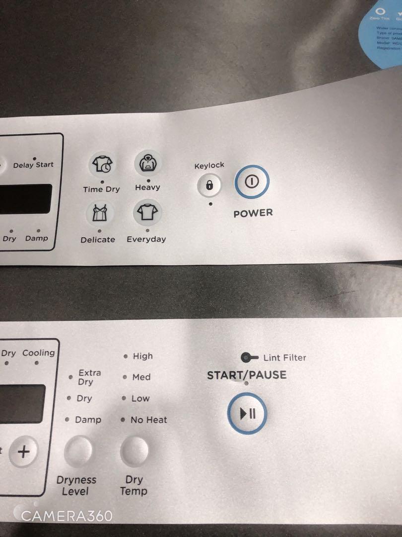 Fisher&Paykel Dryer Front/Control Panel Normal&UpsideDown, TV & Home