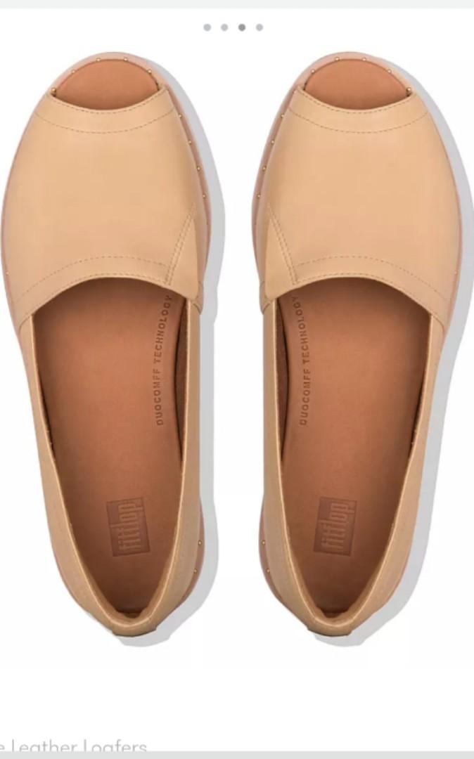 Fitflop nadia peep toe loafers on sale
