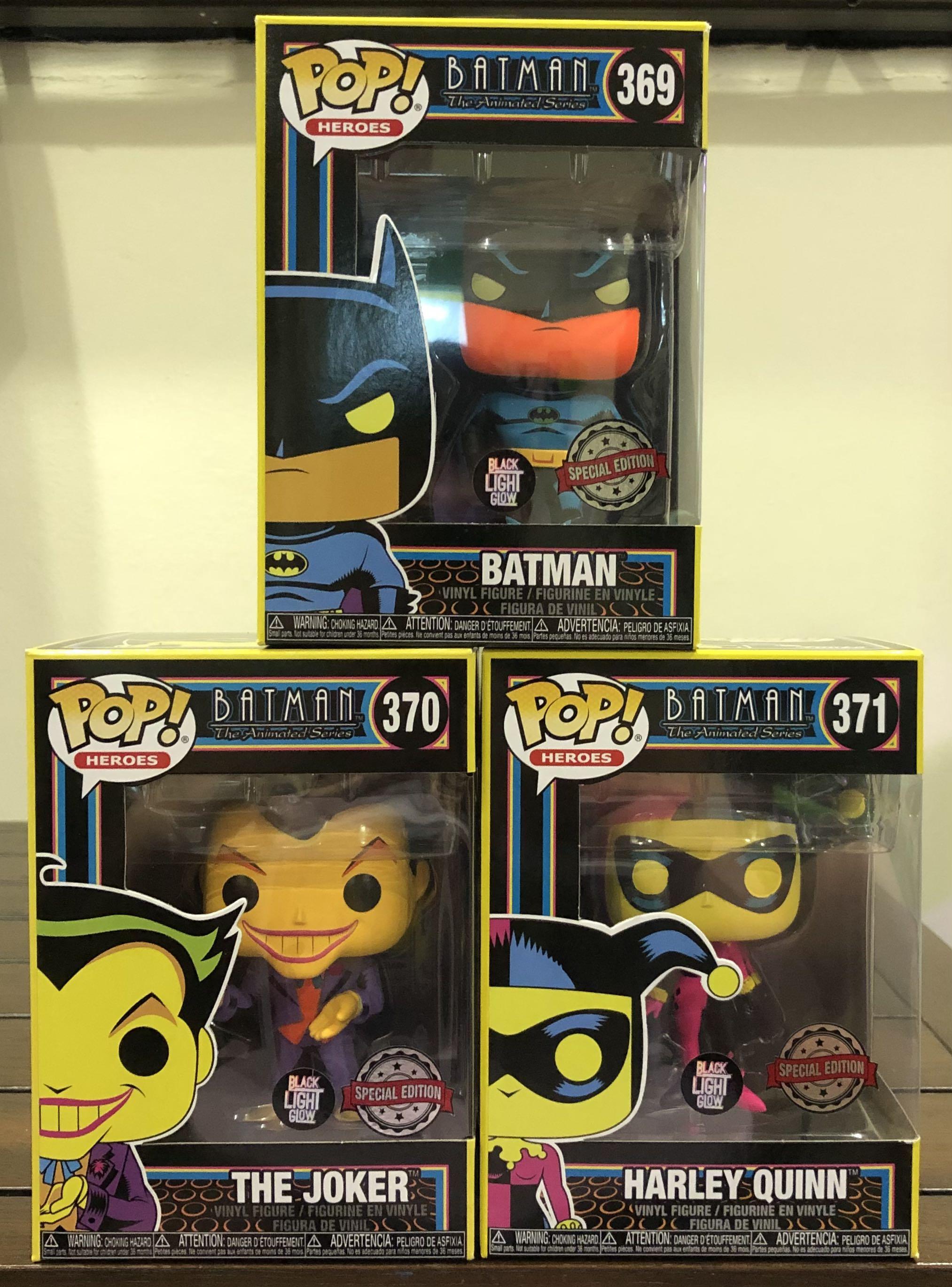 Funko POP! Batman: The Animated Series BlackLight, Hobbies & Toys, Toys &  Games on Carousell