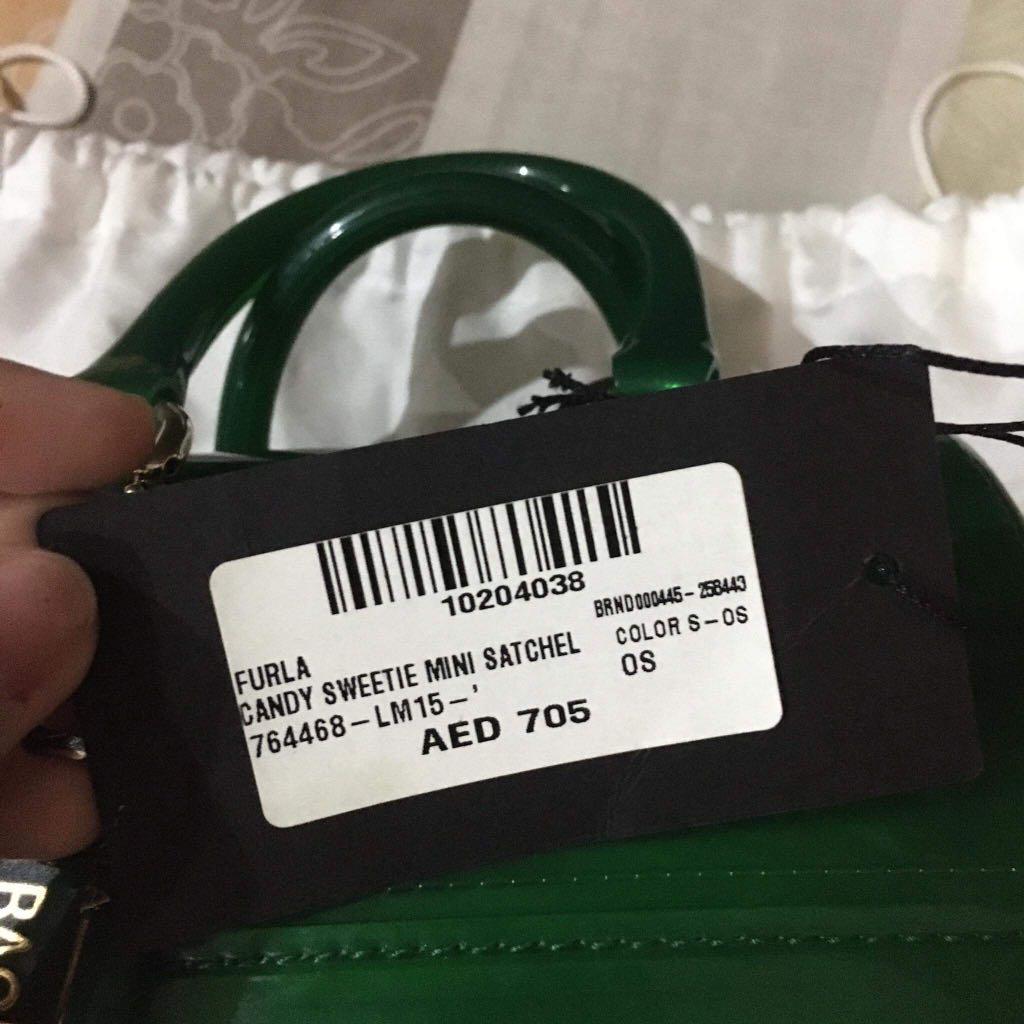 FURLA Candy Sweetie Mini Satchet Bag Green Luxury Bags Wallets on Carousell