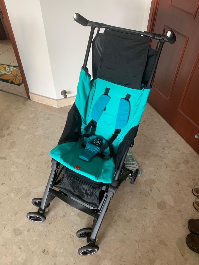 Gb Pockit Stroller Capri Blue Babies Kids Going Out Strollers on Carousell
