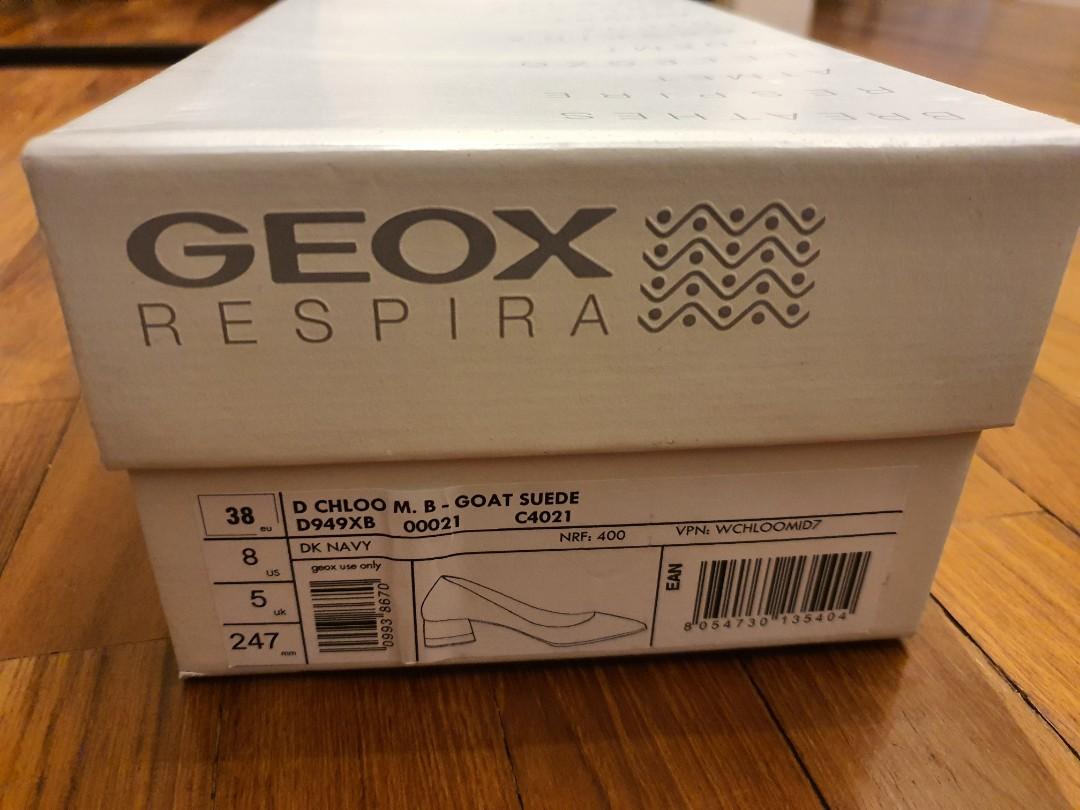Geox suede shoes with waterproofing shoe spray, Women's Footwear, Sandals on Carousell