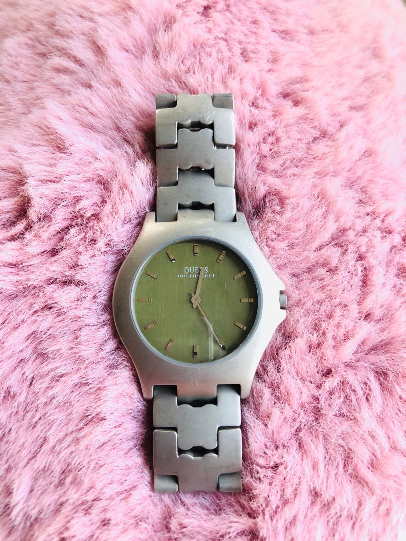 Guess microsteel men's watch clearance