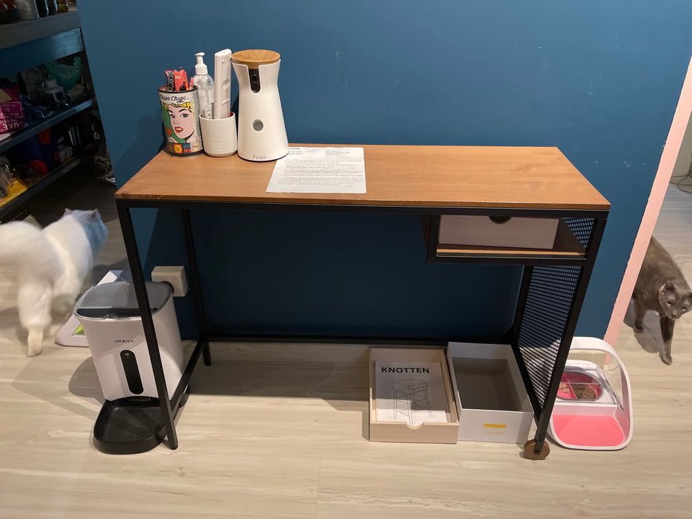 IKEA FJALLBO DESK FOR SALE, Furniture & Home Living, Furniture, Tables & Sets on Carousell
