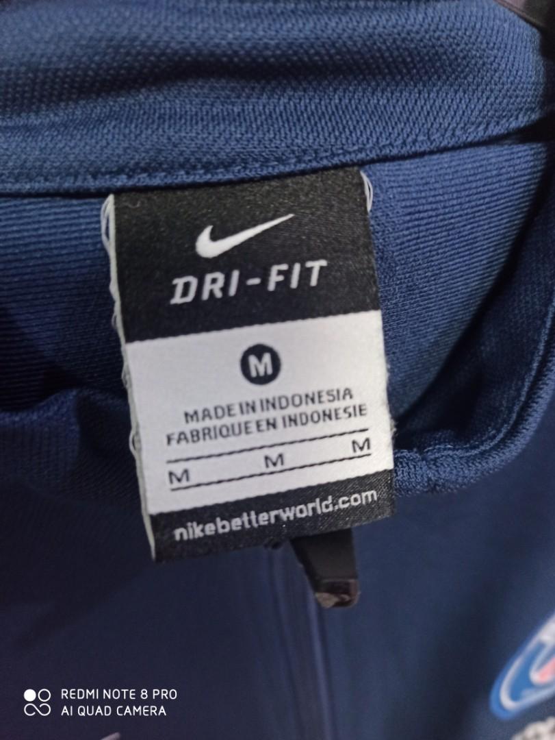 Jacket Nike PSG, Paris Saint-Germain Original, Olah Raga, Baju Olahraga di  Carousell
