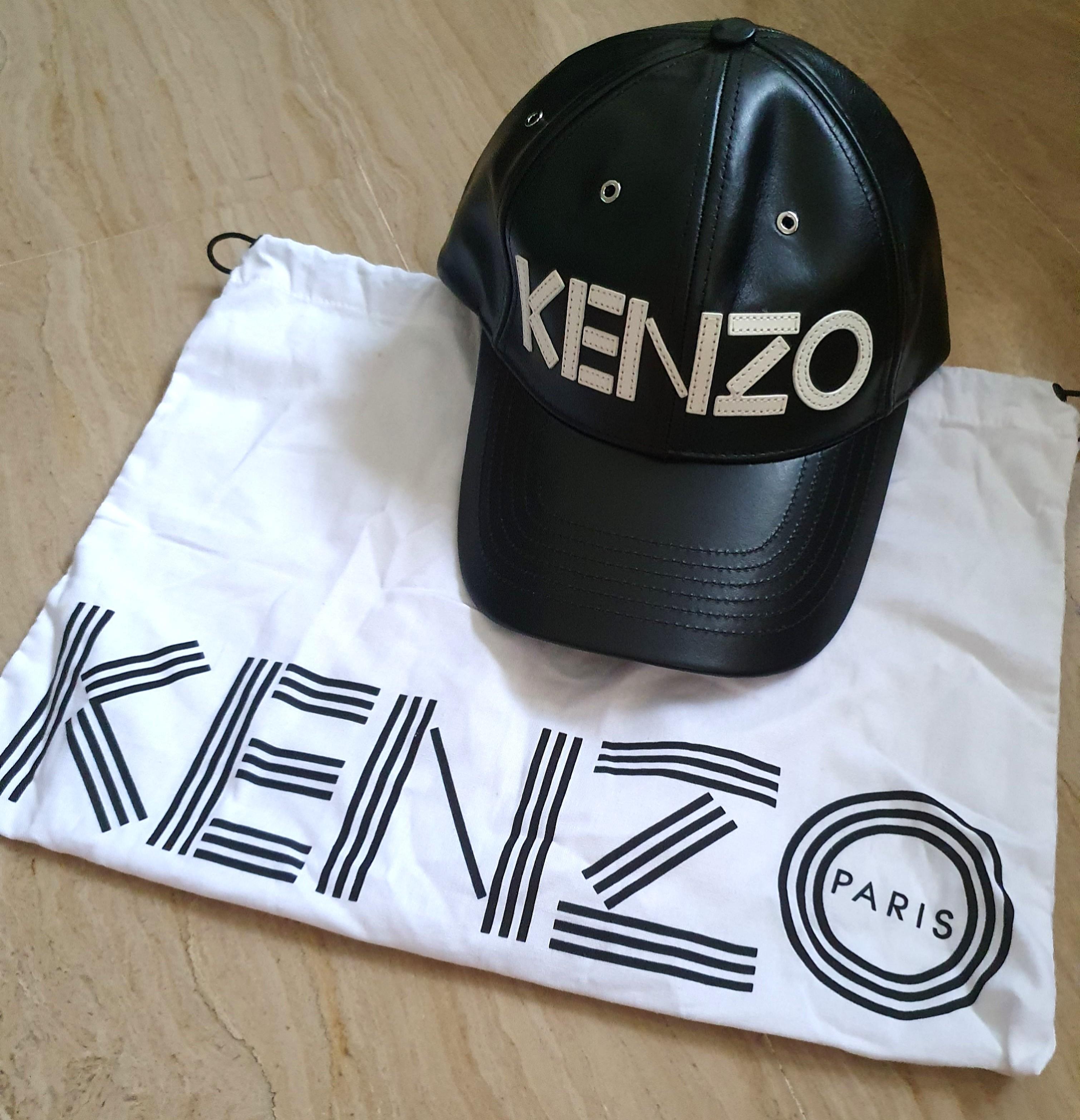 Kenzo sales leather hat