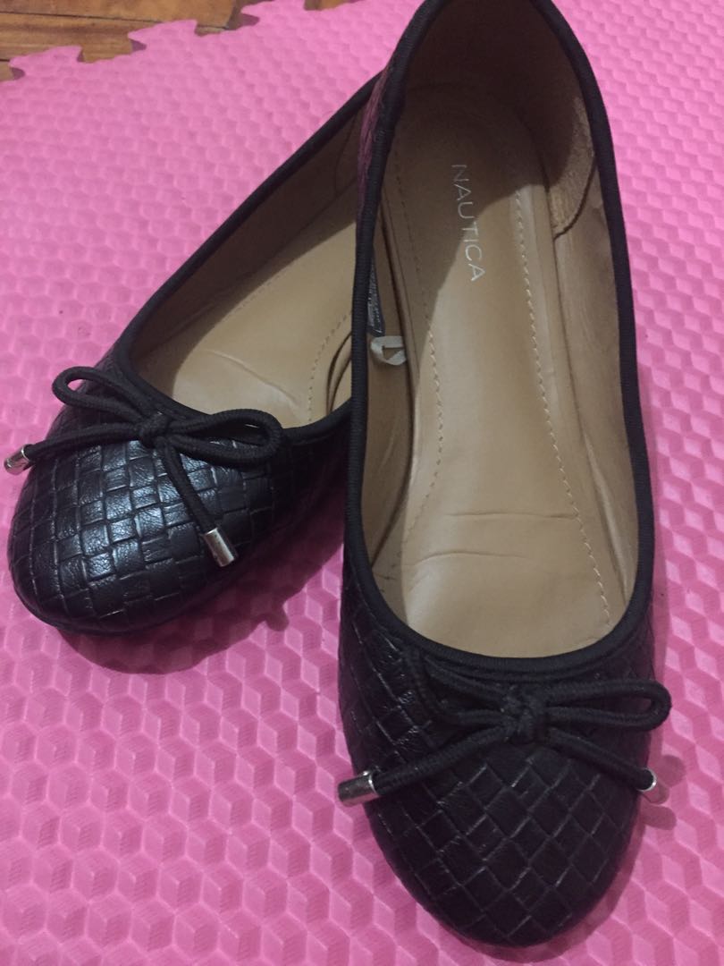 Nautica Ladies flat shoes black, Women's Fashion, Footwear, Flats