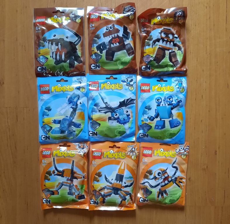 Lego Mixels Series 2 set of 9 - Flexers Max - Forsticons Max
