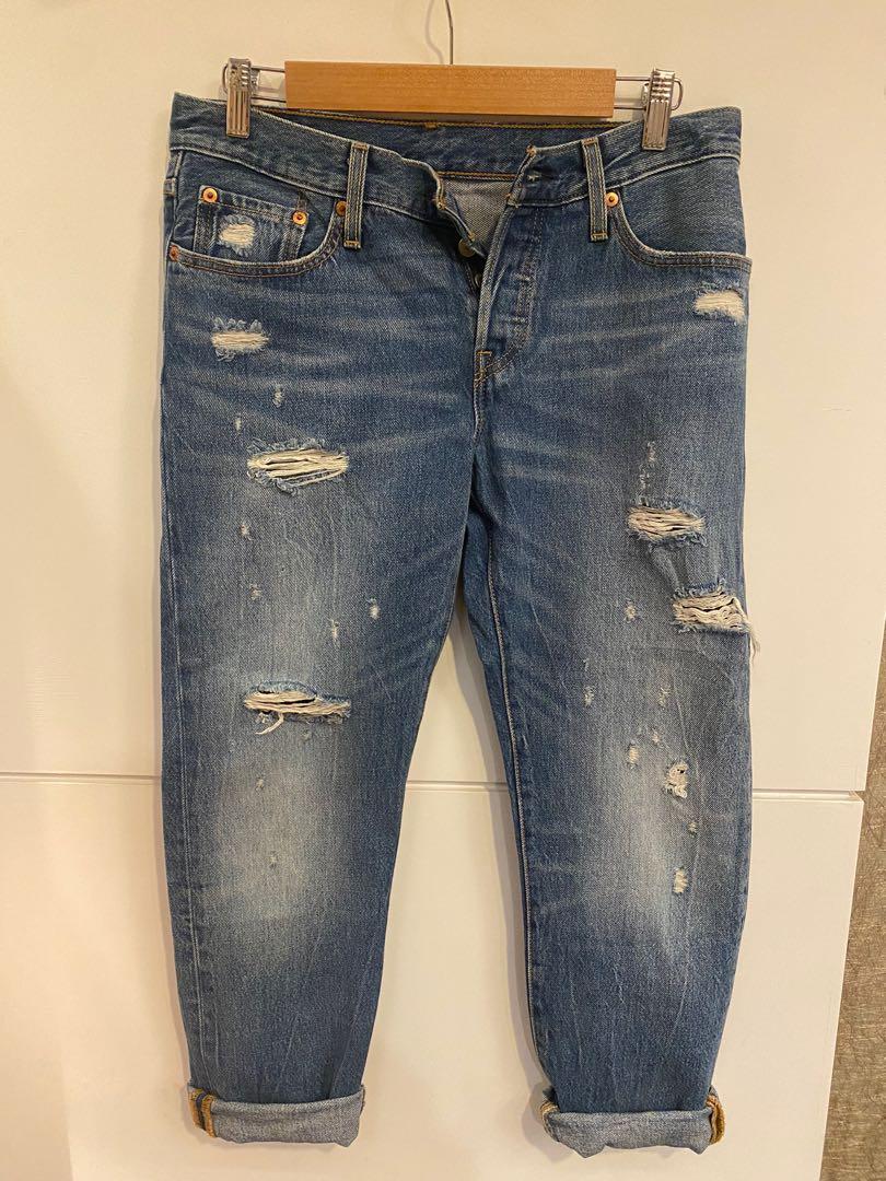 Levis 501 boyfriend jeans